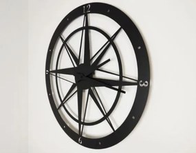 Kovové nástenné hodiny Compass 50 cm