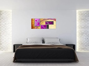 Obraz abstrakcie (120x50 cm)