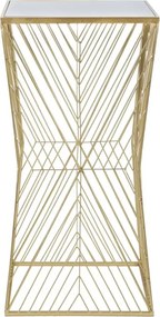 Odkladací stolík Lines 50 cm zlatý