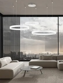 LED luster Motif biela