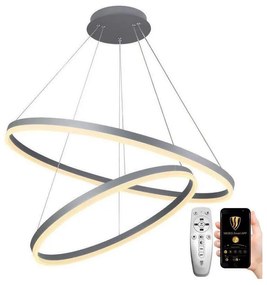 NEDES LED Stmievateľný luster na lanku LED/100W/230V 3000-6500K + diaľkové ovládanie ND3449