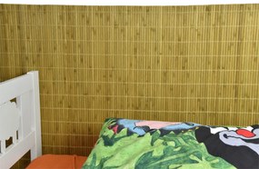 Bambusová rohož za posteľ svetlo hnedá Šírka rohože: 100 cm, Dĺžka rohože: 200 cm