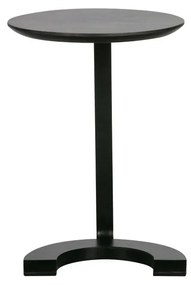 Čierny odkladací stolík z mangového dreva WOOOD Floor