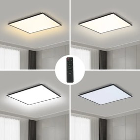 Brilagi - LED Stmievateľné svietidlo SLIMFRAME LED/58W/230V 60x60 cm čierna + DO