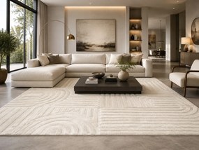 Ayyildiz, Kusový koberec Art 1121 Cream, 280x370, béžová, obývacia izba