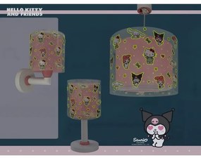 Dalber 41251 - LED detská lampička HELLO KITTY&FRIENDS 1xG4/4W/230V ružová
