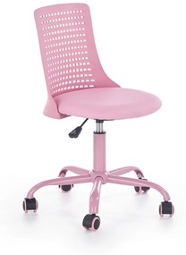 Detská stolička na kolieskach Pure - ružová