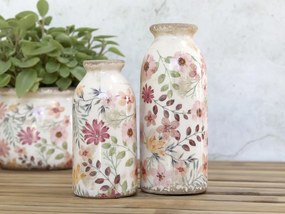 Keramická dekoračná váza s kvetmi Floral Auray - Ø 7*15cm