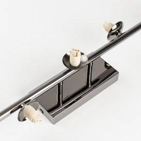 Brilagi - LED Prisadený luster MILLA 7xG9/3W/230V čierny chróm/biela