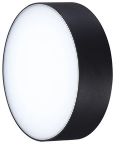 LED vonkajšie stropné svietidlo Casper Round 3000K čierne