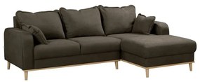 Hnedá rohová pohovka (pravý roh) Beata - Ropez