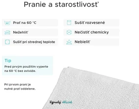 Uterák BASIC ONE 50 x 90 cm béžový, 100% bavlna