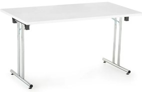 Skladací stôl Impress 140 x 80 cm, biela
