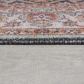 Ružový prateľný behúň 60x230 cm Briony Traditional – Flair Rugs