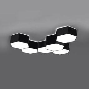 Sollux SL.1059 - Stropné svietidlo SUNDE 2xE27/60W/230V 11,5 cm čierna