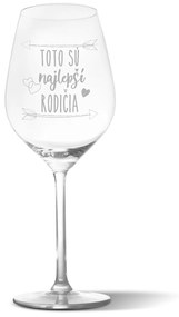 Sablio Pohár na víno Toto sú tí najlepší rodičia: 49 cl