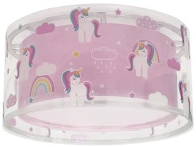 Dalber 41596 - Detské stropné svietidlo UNICORNS 2xE27/60W/230V
