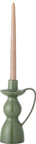 Svietnik na klasickú sviečku Fija 13 cm zelený