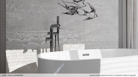 Deante Voľne stojaca vaňa Alpinia 150x73,5 cm akrylát - KDU 015W