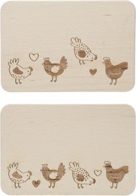 Drevené veľkonočné prkénko GALLINA
