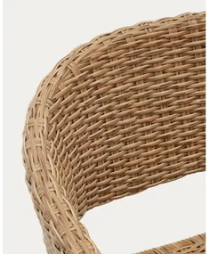 POLA záhradná stolička Hnedá