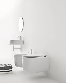 Kerasan Kerasan, NOLITA WC sedátko, SLIM, Soft Close, biela, 539101