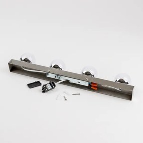 Brilagi - LED zrkadlové osvetlenie do kúpeľne HOLLYWOOD 4xLED/3W/230V IP44 chróm