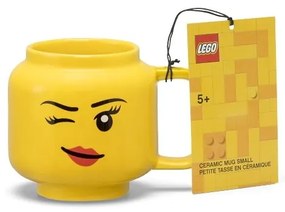 Žltý keramický detský hrnček 255 ml Head - LEGO®