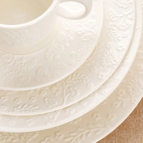 Hlboký tanier BENO biely 772498