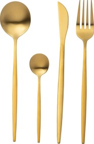 24-dielna zlatá sada príboru Linea – 27 cm