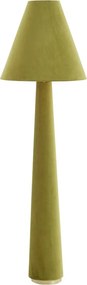 Zelená stojacia lampa s textilným tienidlom (výška 168 cm) Devia – Light &amp; Living