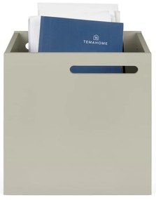 Sivý úložný box ku knižniciam TemaHome Berlin