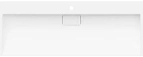 Mexen Ava, umývadlo na dosku z konglomerátu 1/O 120 x 46 cm, biela, 23011201