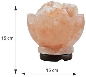 Soľná lampa ruža 2,8 kg
