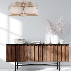 Prisadený luster ANDREA 5xE27/60W/230V buk