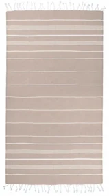 The One Towelling Plážová osuška Hamam Sultan - Čierna / biela | 100 x 180 cm