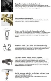 Deante Temisto, podomietková bidetová batéria, čierna matná, DEA-BQT_N34M