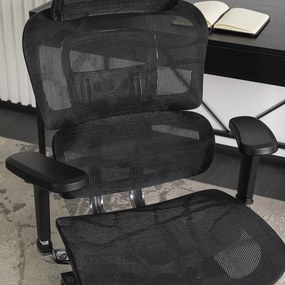Kancelárske kreslo Necesarias (čierna) . Akcia -20%. Vlastná spoľahlivá doprava až k Vám domov. 1119066