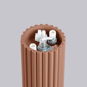 Stropné svietidlo Halo, 1x biele sklenené tienidlo, br