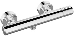 Laveo Pretto, nástenná termostatická sprchová batéria 150mm, chrómová, LAV-BAO_040D