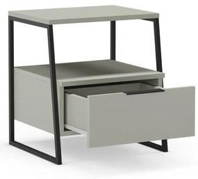 Zeleno-sivý nočný stolík Velia – Marckeric