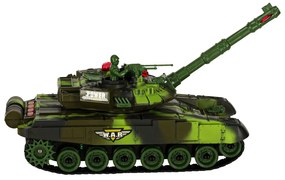 KIK Diaľkovo ovládaný vojenský tank RC War Tank 9993 2,4 GHz, lesná kamufláž