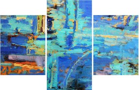 Obraz - Abstraktné olejomaľba (90x60 cm)