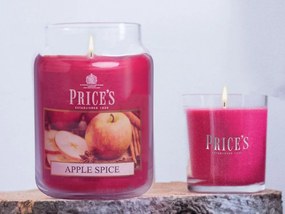 PRICE´S MAXI sviečka v skle Apple & Spices - horenie 150h