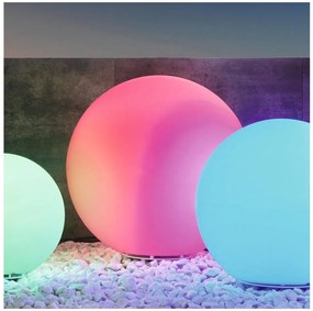 Eglo 55788-LED RGBW Vonkajšia lampa MONTEROLO-C 1xE27/9W/230V IP65 pr.50 cm+DO EG55788