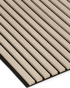 Drevený akustický panel, 2400 x 600 mm, B2BP008, balenie 5 ks, dub sonoma