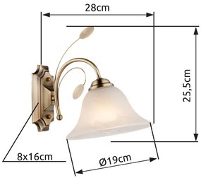 GLOBO POSADAS 69007-1W Nástenné svietidlo