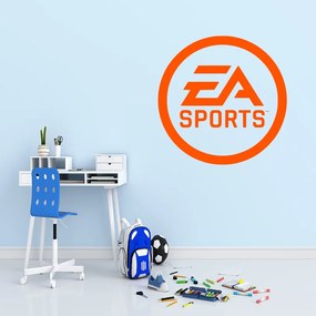 Veselá Stena Samolepka na stenu na stenu EA Sports Farba: čierna