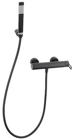 Sprchová batéria Paffoni Vallone so sprchovým setom 150 mm čierna RIN168DNO
