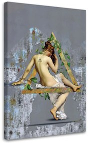Gario Obraz na plátne Žena v trojuholníku - Jose Luis Guerrero Rozmery: 40 x 60 cm